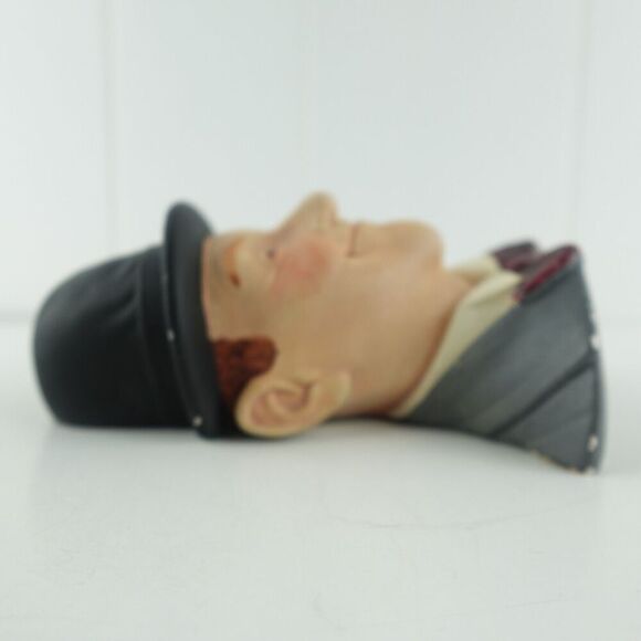 Laurel & Hardy Wall Busts By Legend Products 1984 England Signed F. Wright - Picture 8 of 16